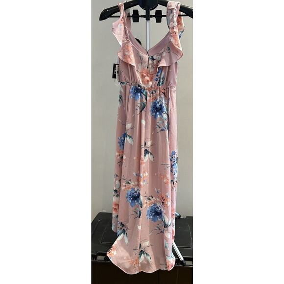 NWT by & by Women's size X-Small Print Bubble Crepe Dress - Picture 2 of 5